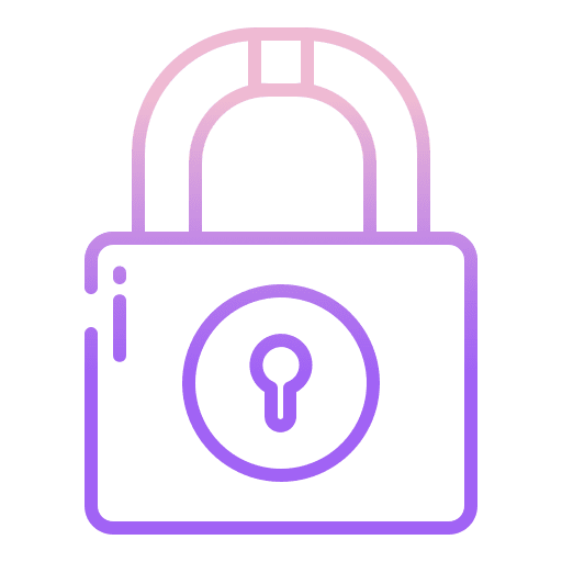 Password caps lock padlock restricted icon