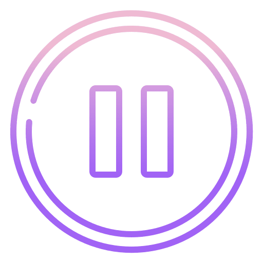 Paused paused multimedia option video player icon