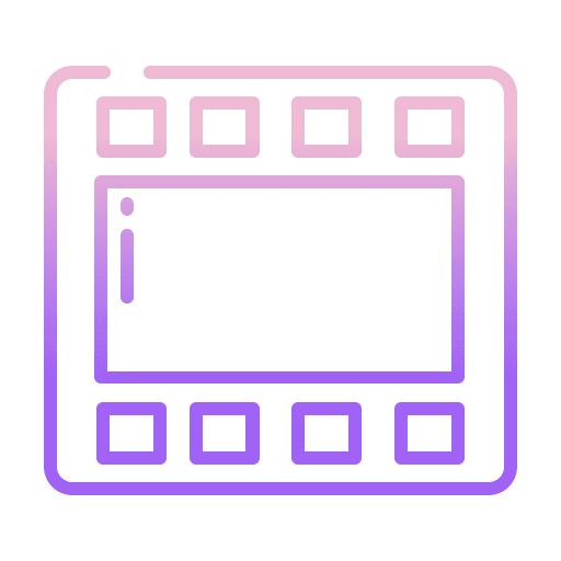 Reel photo entertainment movie icon