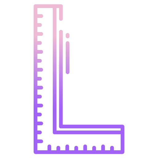 Ruler ruler measuring tape education icon