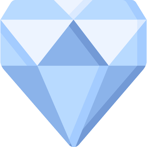 Diamond craft origami art and design icon