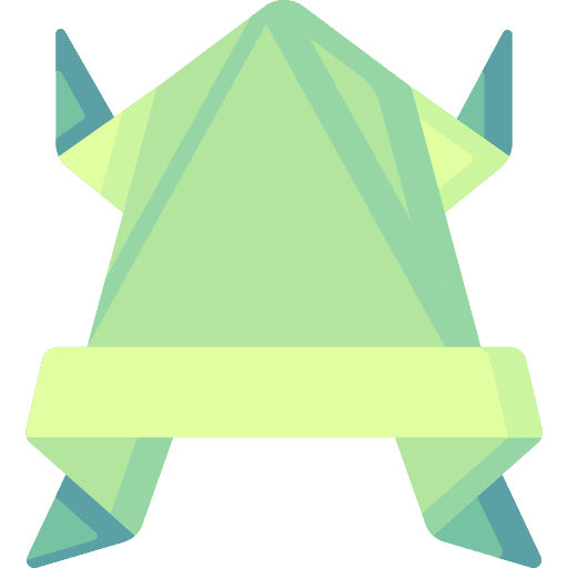 Frog paper frog art and design icon
