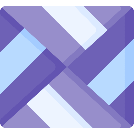 Gift box paper craft icon
