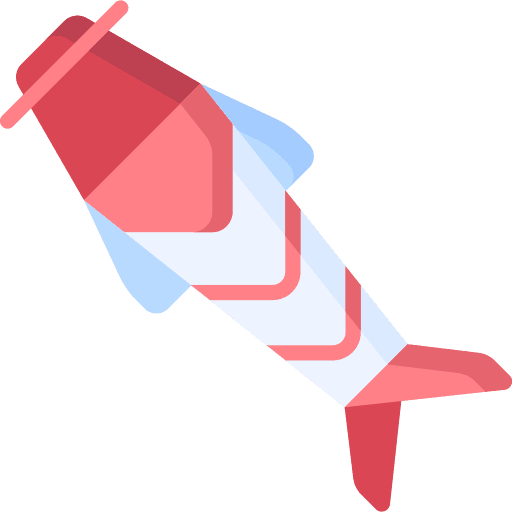 Koi paper koi craft icon