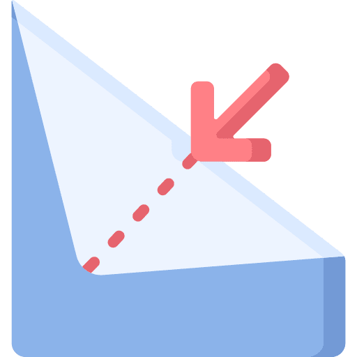 Origami art origami fold icon