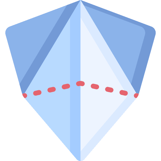 Origami art and design fold origami icon