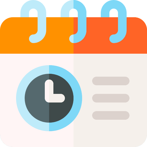 Calendar time and date clock time icon Calendar time and date clock time icon