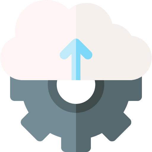Cloud uploading cloud setup uploading icon Cloud uploading cloud setup uploading icon