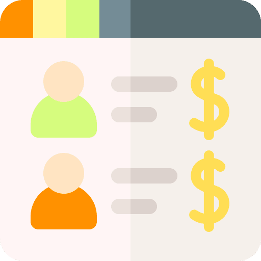 Invoice digital nomad user document icon Invoice digital nomad user document icon