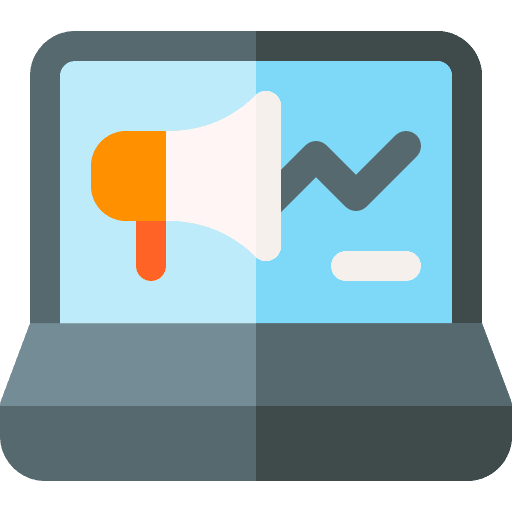 Online advertising laptop marketing online marketing icon Online advertising laptop marketing online marketing icon