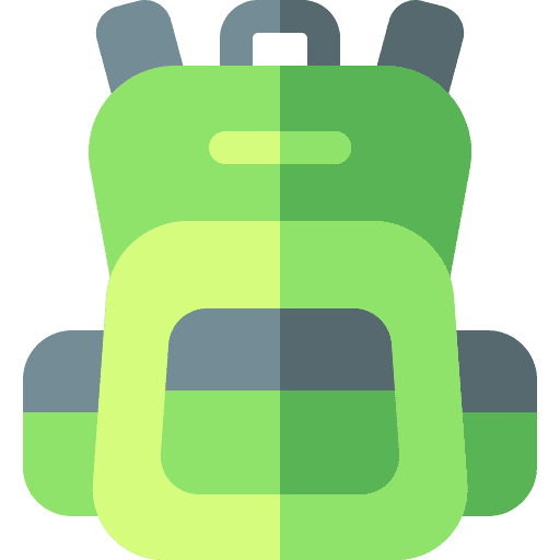 Backpack baggage camping luggage icon Backpack baggage camping luggage icon