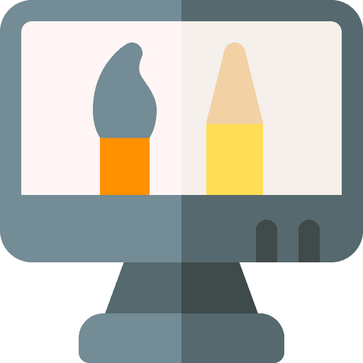 Graphic design graphic design art monitor icon Graphic design graphic design art monitor icon