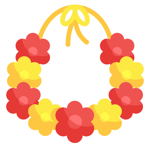 Necklace hawaii tropical fashion icon