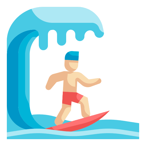 Surf summertime sports and competition surf icon Surf summertime sports and competition surf icon