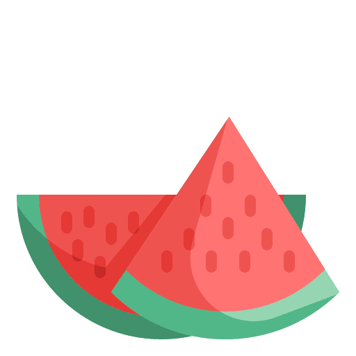 Watermelon summer food food and restaurant icon