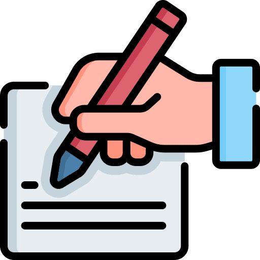 Writing notes lecture pencil icon