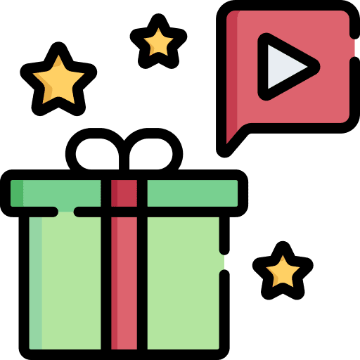 Give away vlog youtuber giveaway icon Give away vlog youtuber giveaway icon