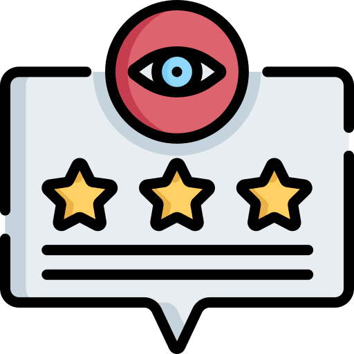 Review social media review rating icon Review social media review rating icon