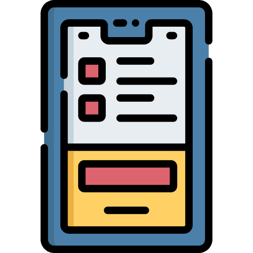 Smartphone social media communications hand icon Smartphone social media communications hand icon