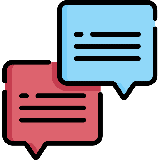 Speech bubble chat speech bubble topics icon Speech bubble chat speech bubble topics icon