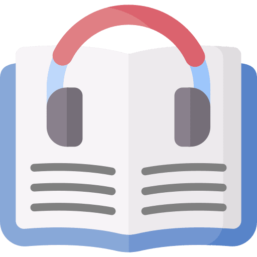 Audio book ebook education educative icon Audio book ebook education educative icon
