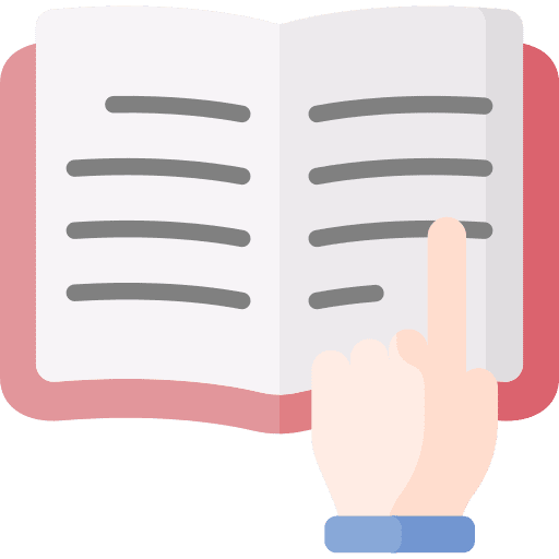 Study hand literature education icon Study hand literature education icon