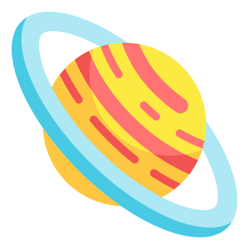 Saturn planet miscellaneous saturn icon