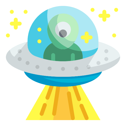 Ufo extraterrestrial miscellaneous spaceship icon