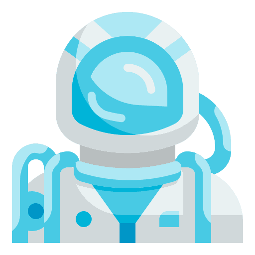 Astronaut occupation suit protection icon Astronaut occupation suit protection icon