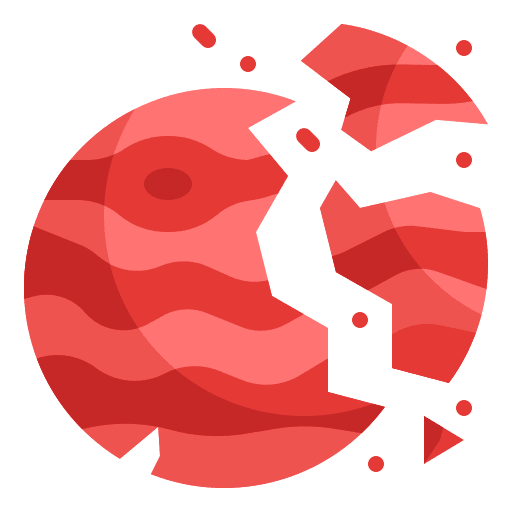 Destroyed galaxy space astronomy icon Destroyed galaxy space astronomy icon