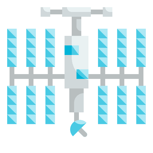Space station astronomy satellite space station icon Space station astronomy satellite space station icon