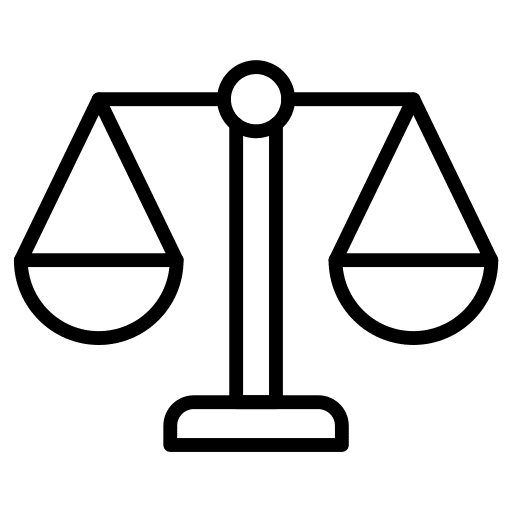 Balance balance scale law justice icon