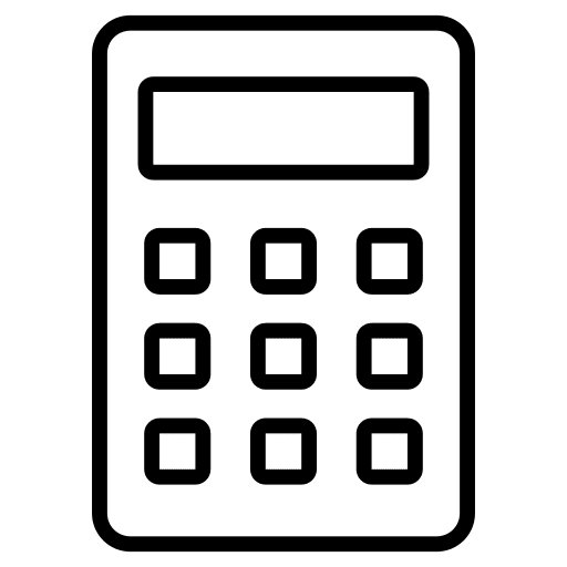 Calculator education finances technology icon