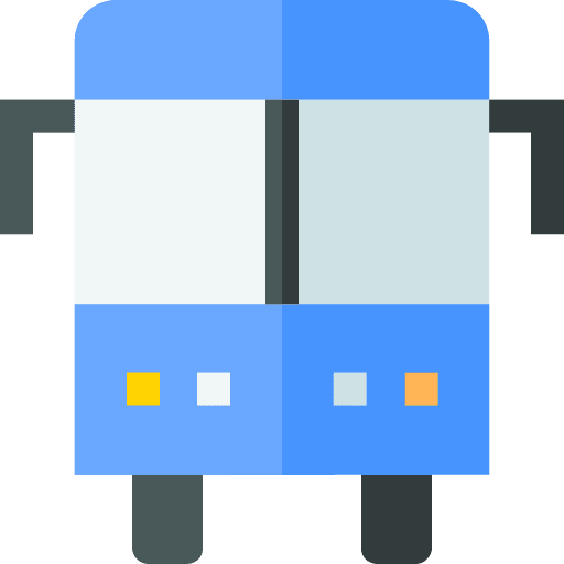 Bus transportation bus travel icon