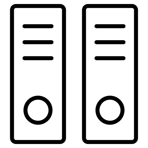 Files files and folders documents binder icon