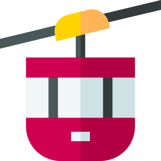 Cableway cableway wagon ski resort icon Cableway cableway wagon ski resort icon
