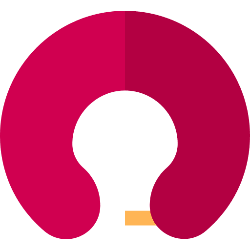 Cushion comfort cushion travel icon