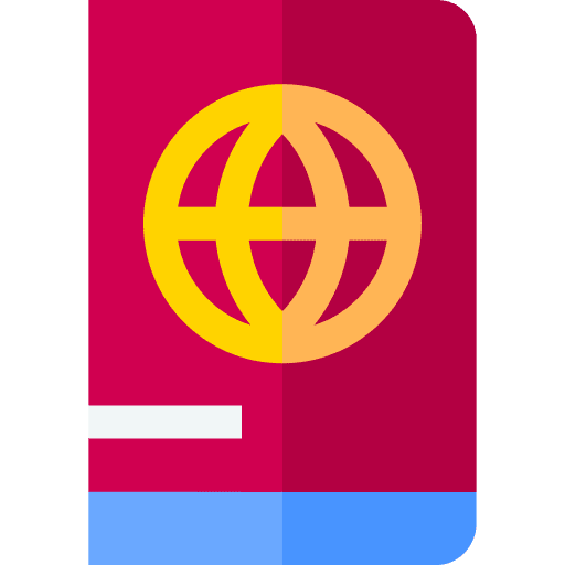 Passport earth grid identity pass icon Passport earth grid identity pass icon