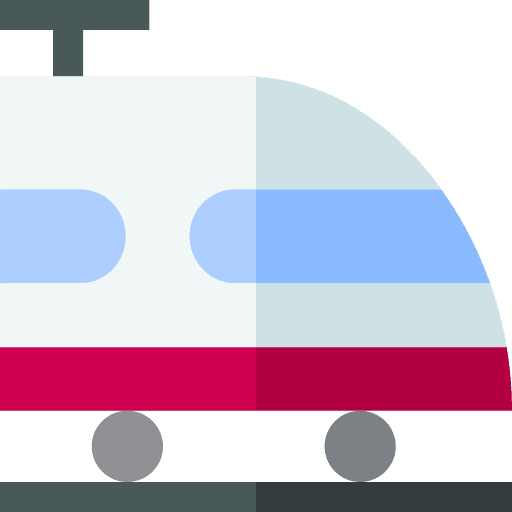 Train railway transportation public transport icon Train railway transportation public transport icon