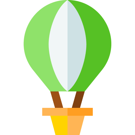 Hot air balloon fly transportation transport icon Hot air balloon fly transportation transport icon