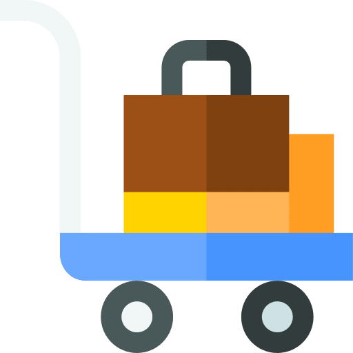 Luggage holidays trip suitcase icon Luggage holidays trip suitcase icon