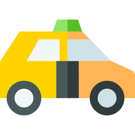 Taxi automobile transport car icon Taxi automobile transport car icon