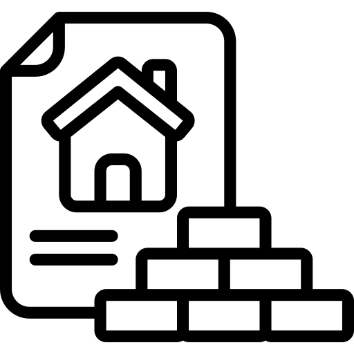 File contract building home icon