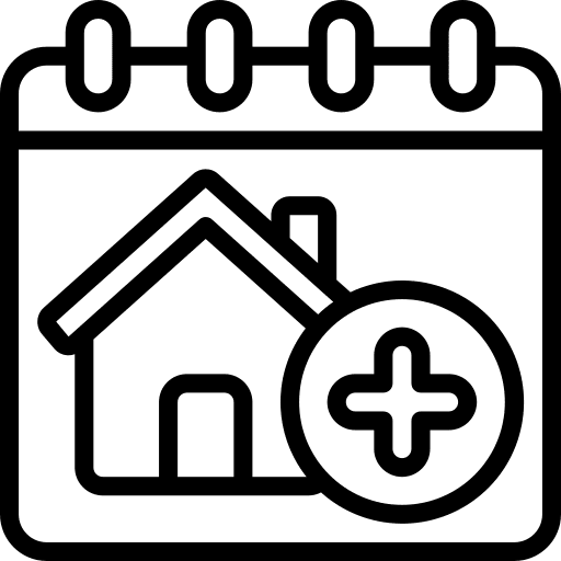 Calendar calendar property house icon