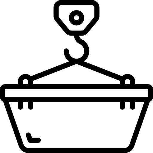 Crane crane skip construction icon