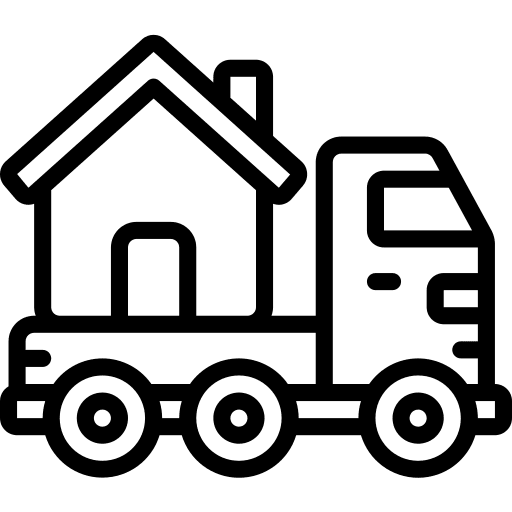 Moving truck vehicles truck transportation icon