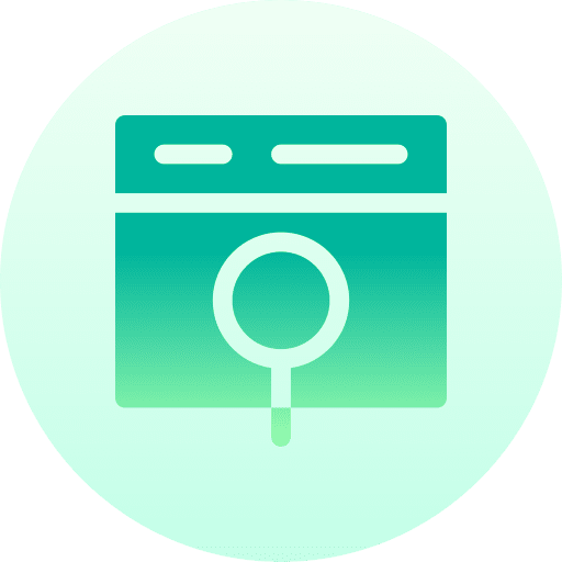 Case study studying education magnifier icon Case study studying education magnifier icon