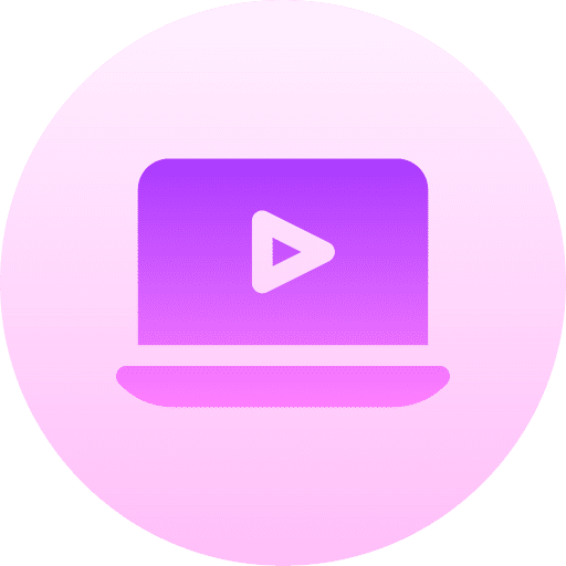 Laptop computer entertainment play video icon Laptop computer entertainment play video icon