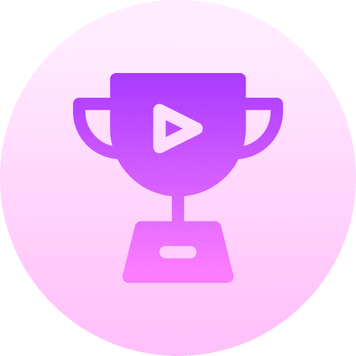 Trophy social media trophy marketing icon Trophy social media trophy marketing icon