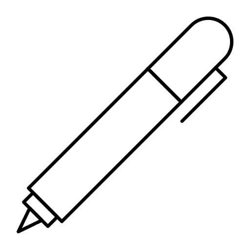 Pen write stationery tool icon